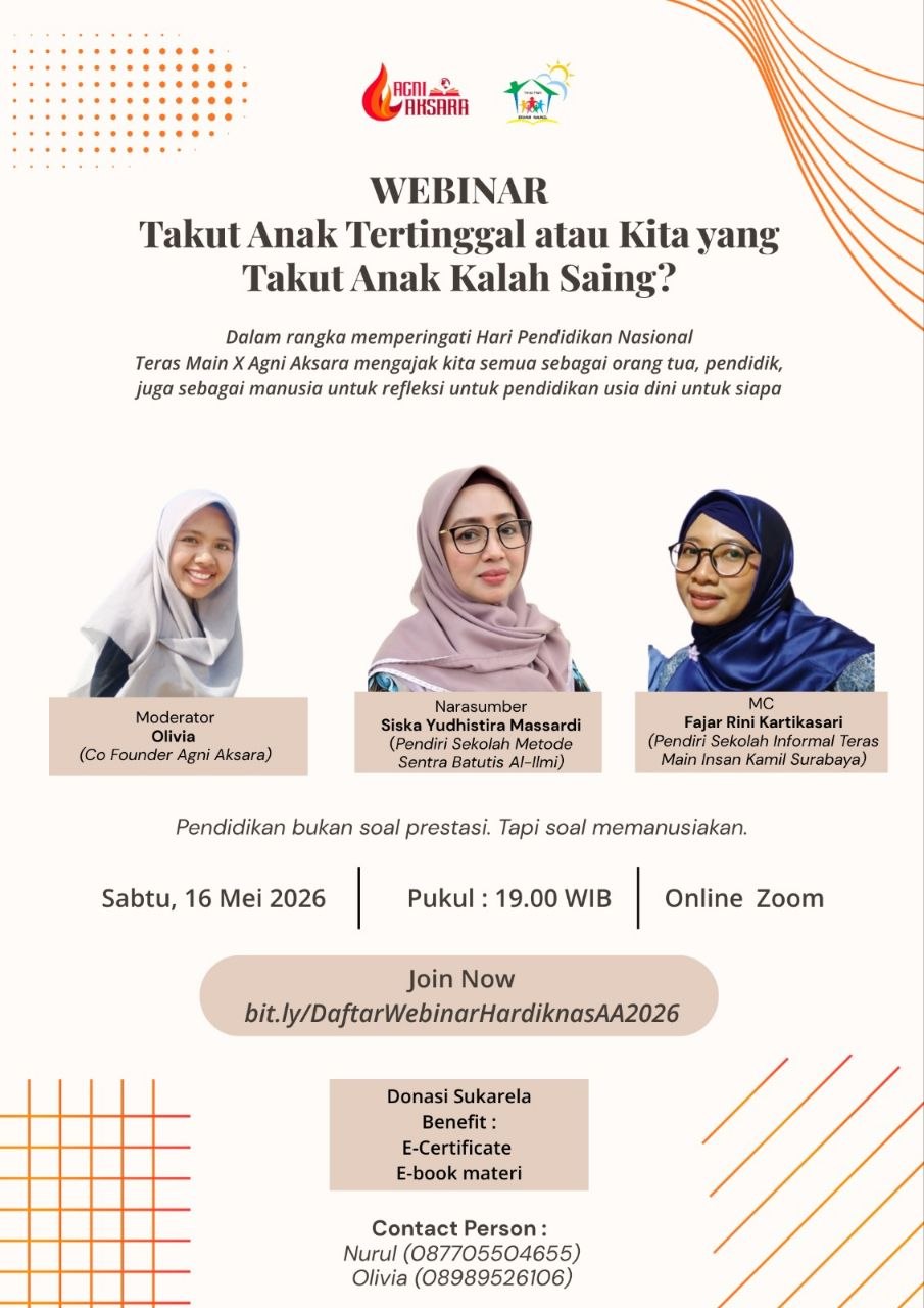 Takut Anak Tertinggal atau Kita yang Takut Anak Kalah Saing