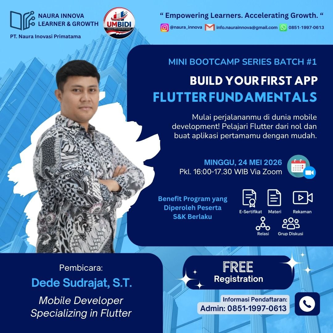 Build Your First App - Flutter Fundamentals Batch 1