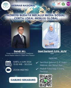Webinar Cerita Lokal Menuju Global